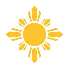Sun vector icon