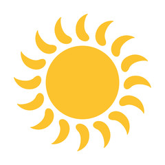 Sun vector icon