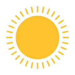 Sun vector icon