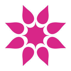 Flower vector icon