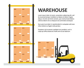 Warehouse background template
