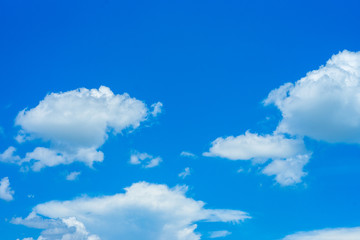 Naklejka na ściany i meble Beautiful Sky with white cloud on blue sky background, In day time.