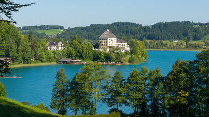 Lake Fuschl, Salzburger Land, in summer