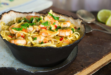 Prawn and coconut laksa