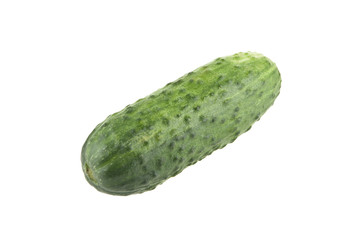 fresh cucumber isolated on white background