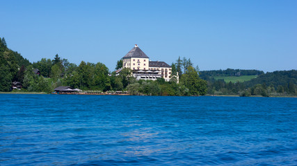 Lake Fuschl, Salzburger Land, in summer