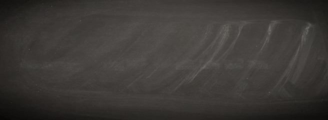 Blackboard background panorama, vector illustration