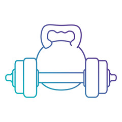 weight lifting isolated icon