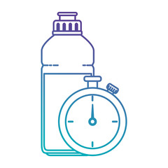 chronometer timer with bottle
