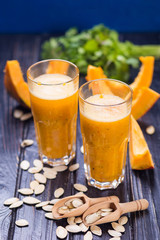 delicious pumpkin smoothie