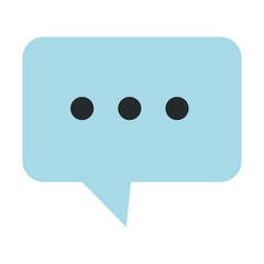 speech bubble isolated icon