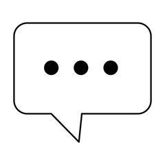 speech bubble isolated icon