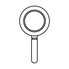 magnifying glass isolated icon