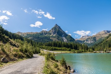 Schlierersee im Riedingtal im Lungau, Österreich