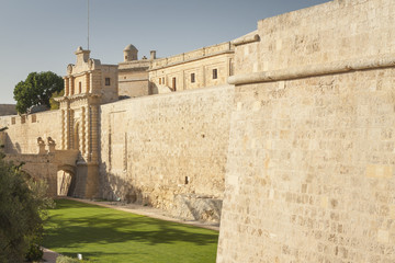 Malta, Mdina, City Walls