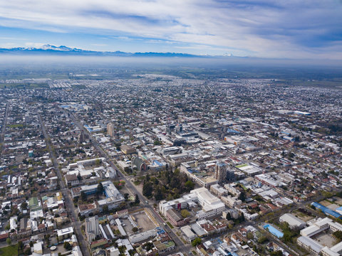 Ciudad de Chill&aacute;n, vista a&eacute;rea