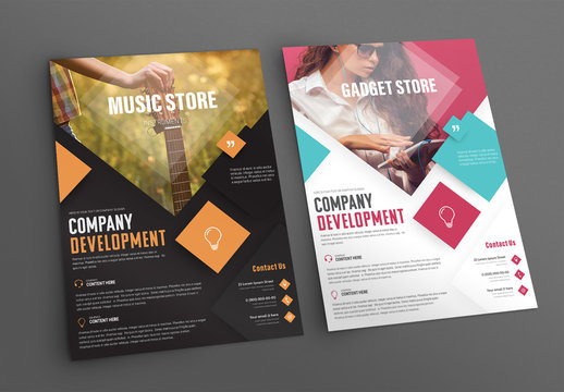 Music and Tech Retail Flyer Layouts 1