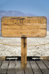 Badwater Basin in Death Valley