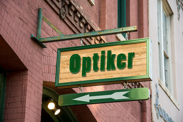 Obraz premium Schild 277 - Optiker