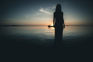 Fototapeta premium Beach Sunset