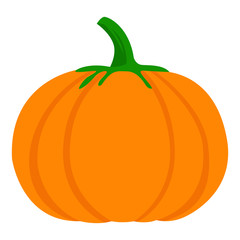 Isolated pumpkin icon on a white background, vector illustration