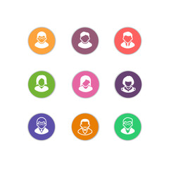 User sign icon. Person symbol. Human avatar.