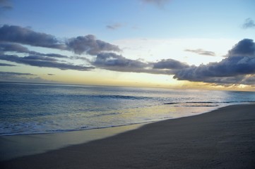 Fototapeta na wymiar On a Beach in Hawaii