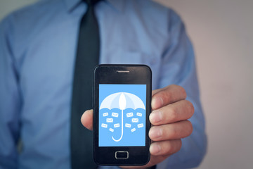 Protection your email. Business concept