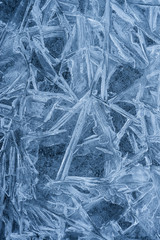 large ice crystals