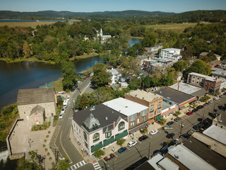 Aerial of Red Mill Clinton NJ