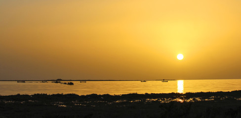 Couché de Soleil a Ajim, Mednine