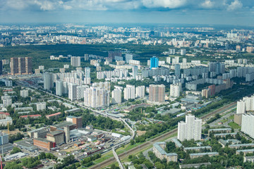 Bird's eye view on Moscow