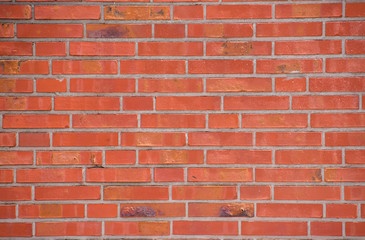 Red brick wall