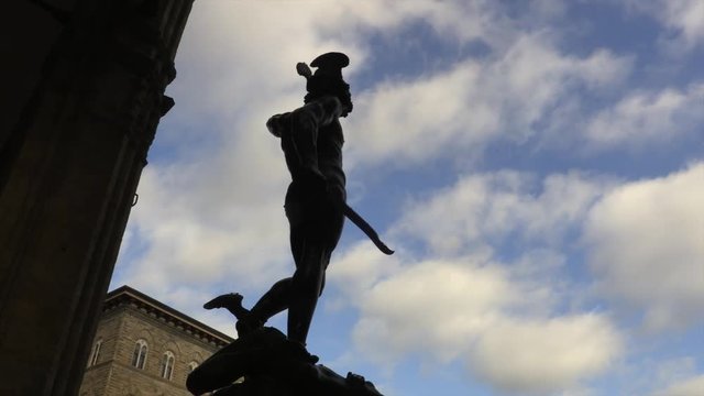 Benvenuto Cellini's Perseus with the Head of Medusa, Florence, Tuscany, Italy
