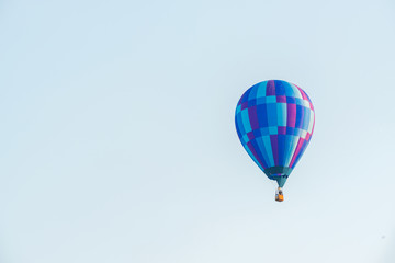 Colorful Hot Air Balloons on sky.