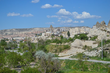 Fototapeta na wymiar Turkey Cappadocia stones