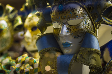 Amazing image of Venetian carnival masks