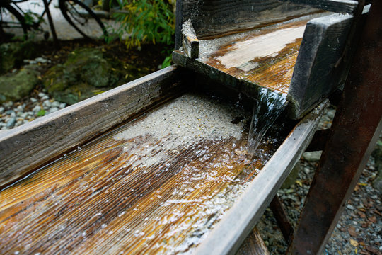 Alte Anlage zum Gold waschen