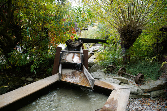 Alte Anlage zum Gold waschen