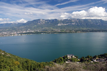 Fototapeta premium vue sur la cluse de chambéry