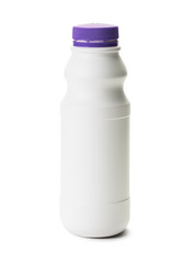 Milk bottle isolated