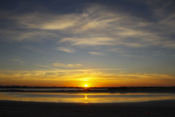 Fototapeta premium Sunset, Djerba, Tunisia