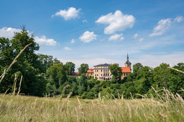 Fototapeta na wymiar Schloss und Park Ettersburg bei Weimar
