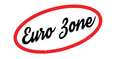 Euro Zone rubber stamp. Grunge design with dust scratches. Effects can be easily removed for a clean, crisp look. Color is easily changed.