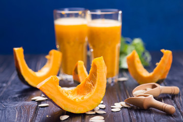 delicious pumpkin smoothie