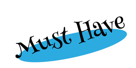 Must Have rubber stamp. Grunge design with dust scratches. Effects can be easily removed for a clean, crisp look. Color is easily changed.