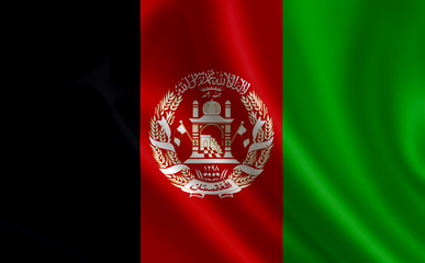 Flag of Afghanistan.  