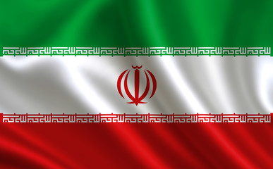 Flag of Iran.