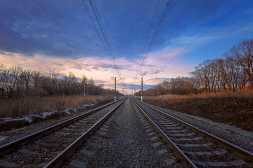 Obraz na płótnie Canvas railroad