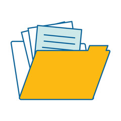 folder document isolated icon